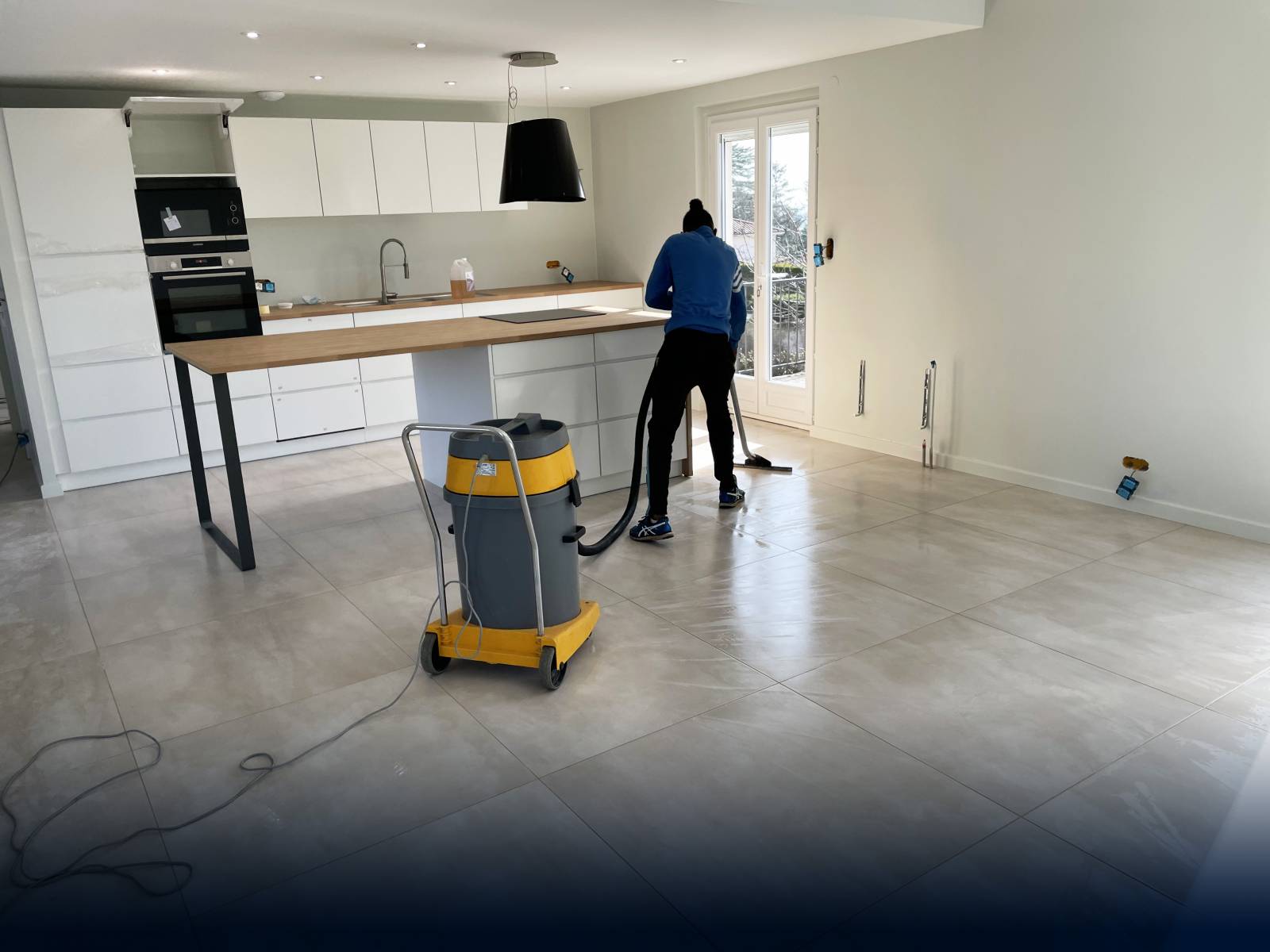 Nettoyage carrelage après chantier